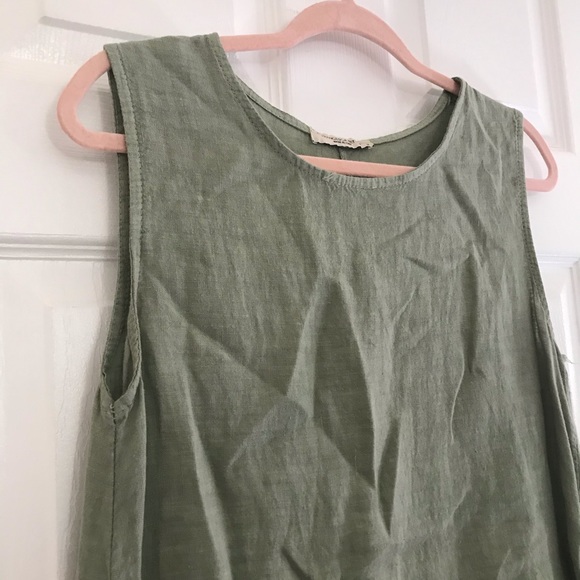 100% Linen Sleeveless Top - Picture 3 of 11